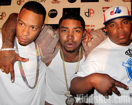 Lil Scrappy (middle) & Guests