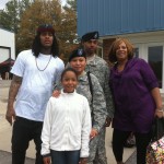 Waka Flocka Deb and Army Family