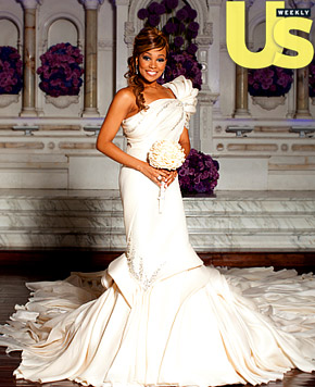 Brown Dress on Closer Look At Monica   S Wedding Dress   Group Shot Of Bridesmaids