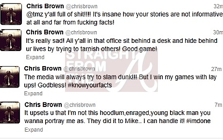 Chris Brown Tweets