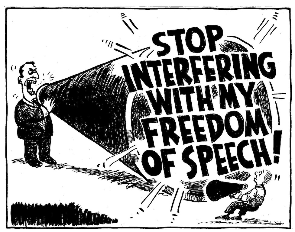 Examples Of Freedom Of Speech Today