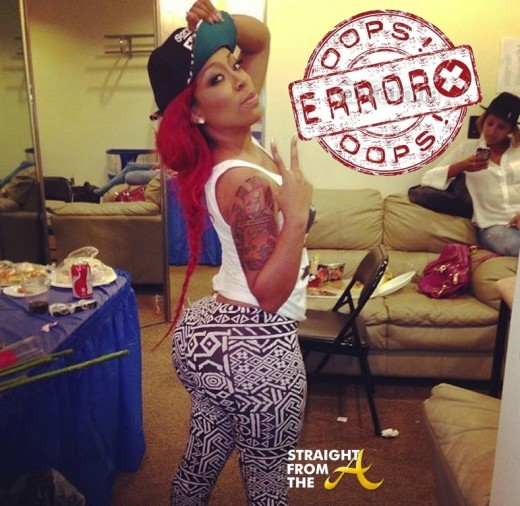 Whasserface K Michelle Butt Shots StraightFromTheA 1