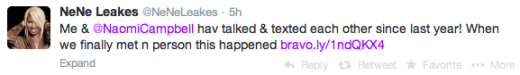 Nene Leakes Tweet