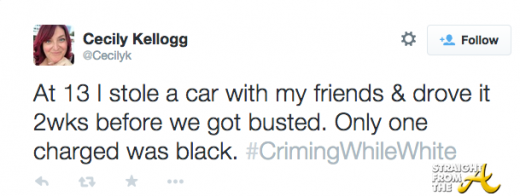 #CrimingWhileWhite1