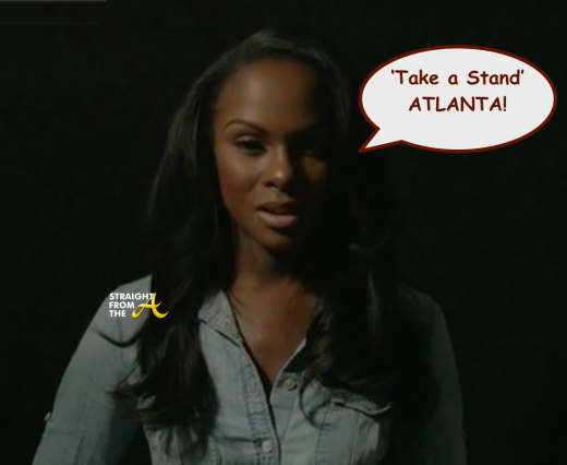 Tika Sumpter - Take A Stand Campaign - StraightFromTheA