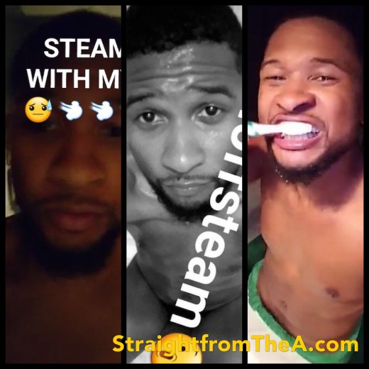 MAN CANDY: Usher Goes Naked After Shower on Snapchat [NSFW 
