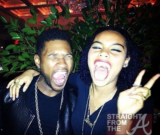 Usher & ‘Step-Daughter’ Spend Quality Time + “They Say” Grace Miguel ...